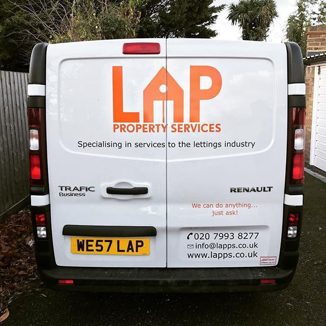 LAP Property Services van